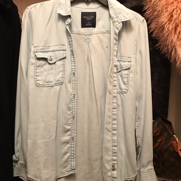 Denim Button-Up - Picture 2 of 3